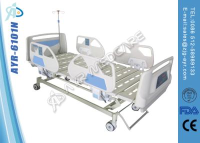 China Remote Control Hospital Electric Beds ICU Nursing Bed With Linak Motors for sale