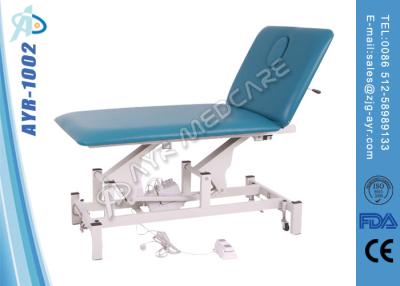 China Fold Up Height Adjustable Electric Medical Massage Table Two Functions for sale