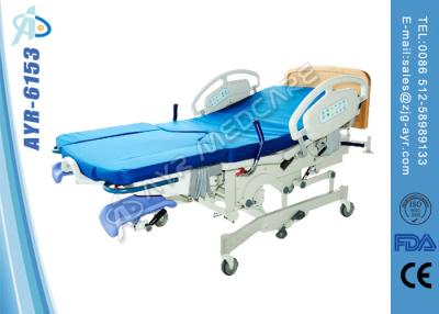 China Hospital Electric Adjustable Obstetric Delivery Bed with Folding Foot Rest for sale