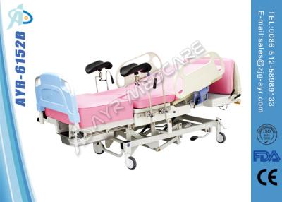 China Cama hidráulica ajustable de la entrega obstétrica de la altura médica con el sistema central de la cerradura en venta