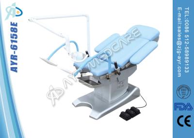 China Mobile Obstetric Delivery Bed Medical Exam Room Furniture With Arm Astral Lamp for sale