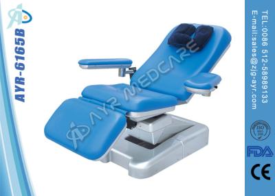 China Back Section Adjustable Dialysis Chairs Blood Donation Chair With Music Pillow for sale