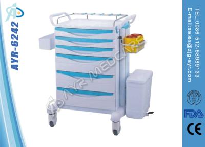 China Six Drawers Hospital Medical Medicine Disribution Trolley  for sale