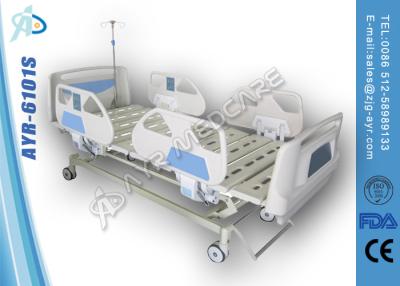 China ABS Side Rails Adjustable ICU Hospital Beds With CE / FDA / ISO for sale