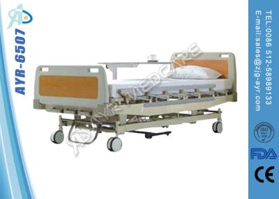 China Customized Foldable Manual Hospital Bed ABS Head And Foot board for sale