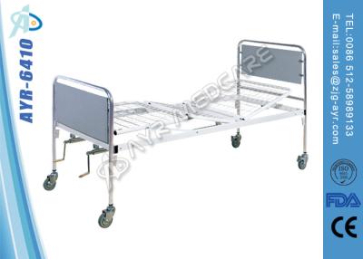 China Custom Coated Steel Manual Medical Hospital Beds For Home Care for sale