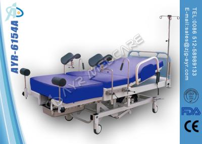 China Foot Switch Obstetric Delivery Bed Abs Or Steel Frame Side Rails for sale