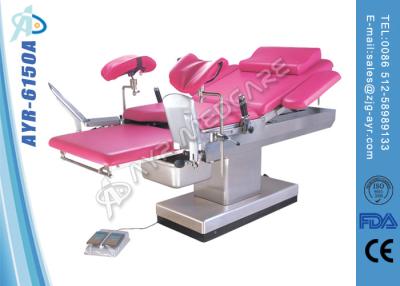 China Simple Gynecology Exam Tables With Stainless Steel Filth Basin for sale