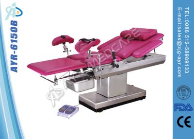 China Electric Multifunction Obstetric Delivery Table With Foot Switch , Pilow for sale