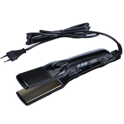 China Mains Powered Hair Straightener Ceramic Flat Iron Wholesale Private Label for sale