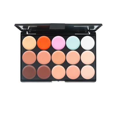 China Moisturizer OEM 15 Color Concealer Foundation Cream Makeup Palette Cream Waterproof Concealer Palette for sale