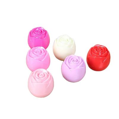 China Moisturizing Six-color ROSE Circular Ball Moisturizing Waterproof Private Label Matte Lipstick for sale