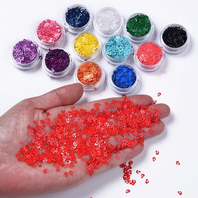 China Eyes Body Nails Matte Earring Special Shape Powder Glitter Wholesale Colored High Quality Glitter Glitter Loose Nails for sale