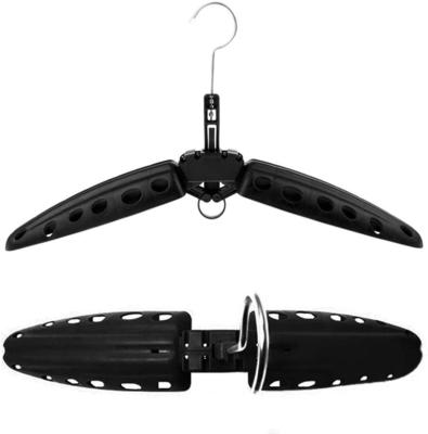 China Lindo Plastic Wetsuit Hanger Quick Dry Wetsuit Dryer Air Dive & Surfing Wetsuit Hanger Black for sale