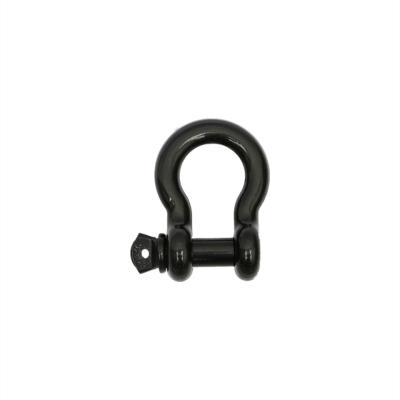 China Heavy Industry 4X4 Off Road Vehicle Recovery OFF GRID Recovery Bow Shackles Black for sale