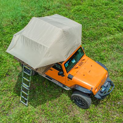 China waterproof & UV Protection OFFCAMP 4X4 Off Road Outdoor Camping Folded Rooftop Tent (2 Person) For SUV & PICK UP TRUCK & JEEP for sale