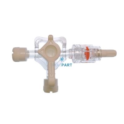 China Liquid Disposable High Pressure Infusion Control Plastic Three Way Medical Valve for sale