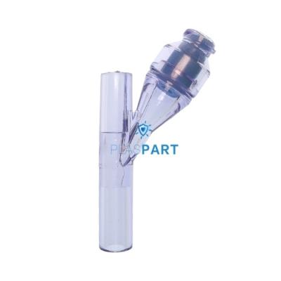 China Fluid Control Y Useless Connector With Silicone Rubber For Medical Cannula System With Male Luer Lock for sale