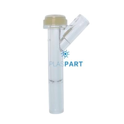 China Order Liquid Y Injection Site Y Connector With Longer Rubber For Infusion Set for sale