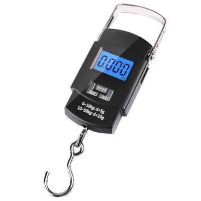 China Weight Measuring 50kg Mini Travel Scale China Electronic Portable Luggage Hanging Scale for sale