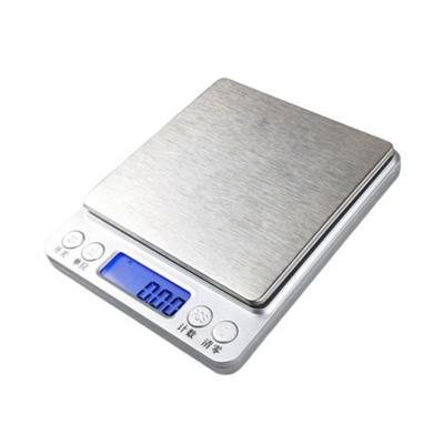 China Goods Backlight Portable Mini Digital Diamond Scale Household Scale Blue Gold for sale