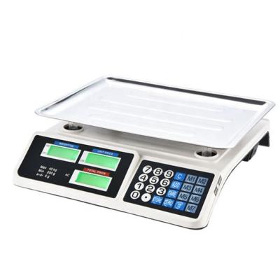 China Market / Fruit / Meat Digital Weigh Scale Electronic Price Computing Scale 40kg for sale