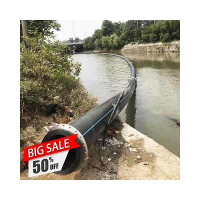 China Wholesale Wear Resistance Low Price 12inch HDPE Pipe With Flange Connections Dredge Pipe Floats For Mud Dredger for sale