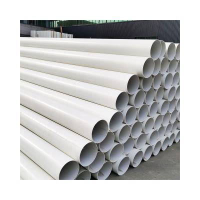 China White Corrosion Resistance ID 127mm 160mm 225mm 250mm 300mm 315mm 400mm 600mm 630mm 700mm 800mm 1500mm Diameter PVC Water Pipe PVC U Drainage Pipe for sale