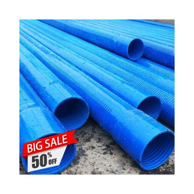 China Green Environmental Protection UPVC Water Well Blue Casing / Thread Sealed PVC Pipe for sale