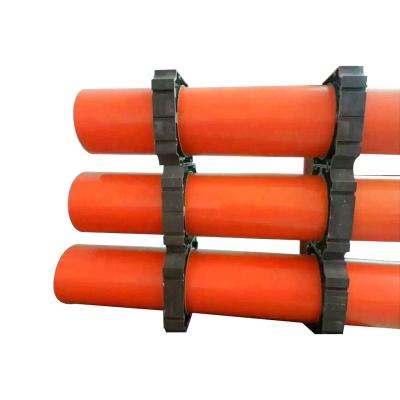 China Self Extinguishing Orange Color Underground CPVC Electrical Cable Conduit Pipe for sale