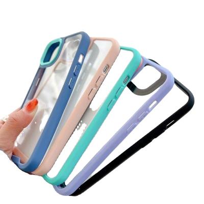 China New High Quality Shockproof 3 in 1 Clear Protector Shockproof Transparent Cover Camera Phone Case for iPhone 12 13 pro 11 max for sale