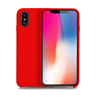 China Unique Wholesale Liquid Silicone Phone Case Cover For iPhone X Original for sale