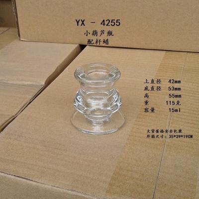 China Art Unique Modern Short Stem Candle Holder Glass Stand Of Candle Holders for sale