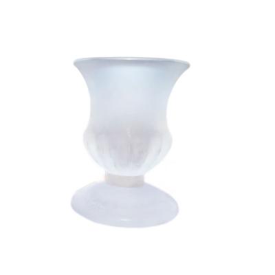 China Art Unique China Factory Supplier Modern Customized Festivals Frosted Glass Candle Holders For Home Party for sale