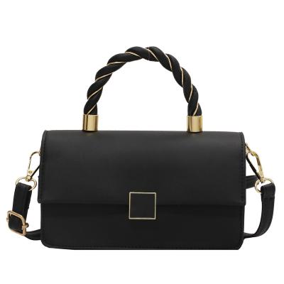 China 2021 New Fashion Crossover Square Bag Fashion All-match Solid Color Candy Solid Color Small Shoulder Bag for sale