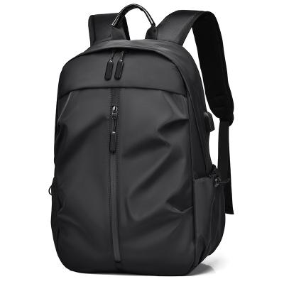 China With Cheap 15.6 Inch Custom Durable USB Business Travel Student Laptop Backpack Oxford Waterproof School Bag for sale