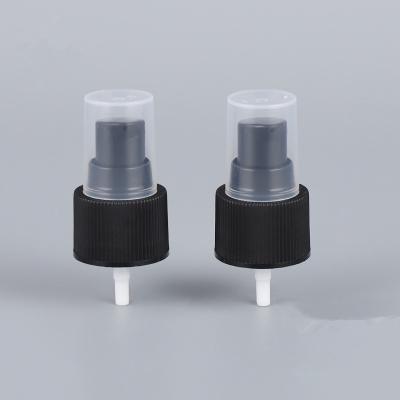 China Portable 24/410 PP Plastic Bottle Press Bottle Black Cosmetic Use Pump Head for sale