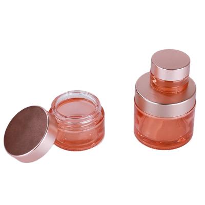 China Cosmetic Acrylic Plastic Cosmetic Packaging Jars For Beauty Products Plastic Cosmetic Jar for sale