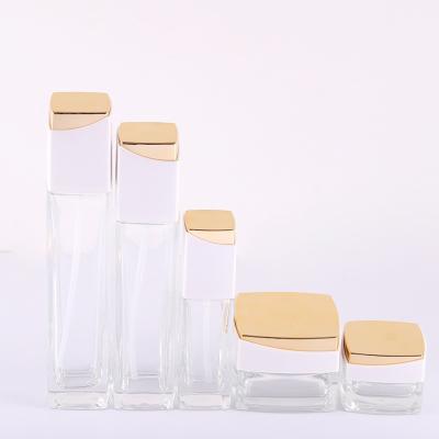 China 40ml 100ml 120ml Lotion Pump Bottle Serum Bottle 20g 50g Cosmetic Face Cream Jar for sale