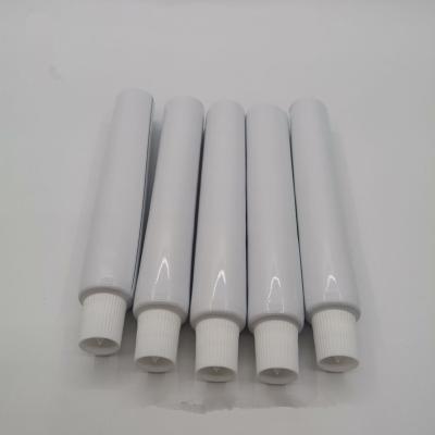 China Medical Pipe Ointment 20g Gel Plastic Packaging Tube Empty White Tube for sale