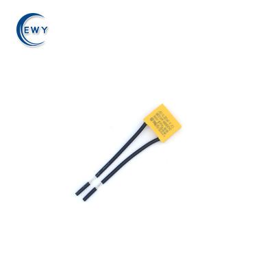 China Various machi nery AD X2 security capacitance strip line 0.22uF K 250V-275V* flexible housing 18 wire 14.5*8.5 security capacitance for sale