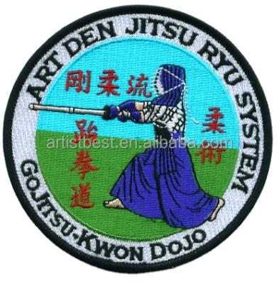 China Wholesale Embroidered Sport Hook And Loop Band Motorcycle Club Embroidered Emblems for sale