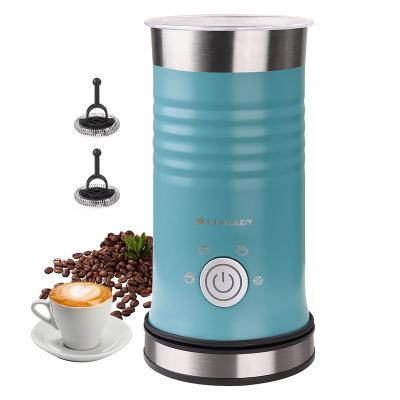 China Hotel Slip No Style Design 4 In 1 Electric Hot And Cold Automatic Milk Frothing Milk Rrother With Temperature Control for sale