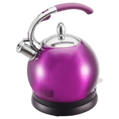 China 360 Degree Food Grade Stainless Steel Quick Boil Rotating Premium Cordless Electric Kettle for sale