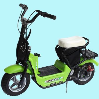 China Carbon Steel Factory Sales 24V/12AH Dual Battery 350W Mini Electric Scooter Bike Bicycle for sale