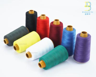 China China Manufacturer 100% Polyester Sewing Thread Yarn Wholesale Textile Accessories for sale