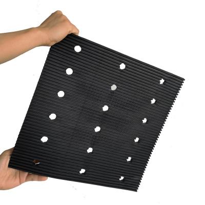 China Drainage Holes Rubber Drainage Mat / Rubber Sheet For Wet Areas Anti Slip for sale