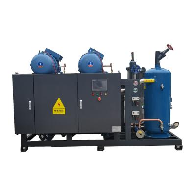 China Refcomp Refrigeration Unit Low Price 60hp Refrigeration Unit Condensing Unit Dual Screw Parallel Compressor Air Cooled Condensing Unit for sale