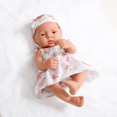 China Changeable Clothing Reborn Baby Waterproof - Realistic Silicone Vinyl Baby Doll Realistic Soft Body Doll Gift Set Weighted 16 Inches for sale