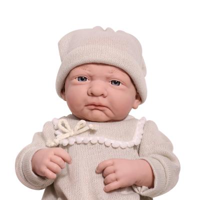 China 14inch Changeable Vinyl Lifelike Lifelike Reborn Baby Doll - American Cute Training Doll Toy Reborn Baby Dolls For Kids for sale